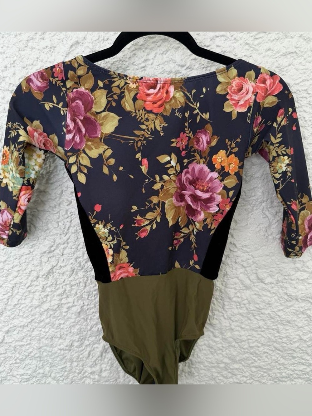ELEVE floral leotard